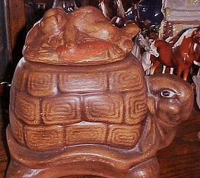 Tortoise and the Hare cookie jar California Originals