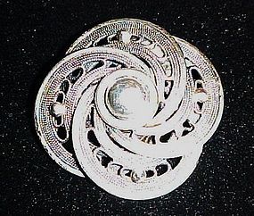 Vintage Danecraft sterling pin brooch  pinwheel