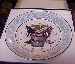 Avon Freedom Plate in original box  by Wedgewood