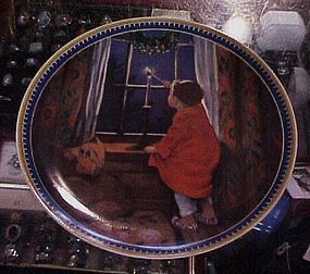 Jessie Wilcox Smith Christmas plate by Knowles