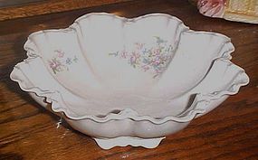 Antique facon H  Bavaria floral vegetable bowl