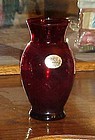 Vintage Anchor Hocking Royal Ruby  Coolidge vase