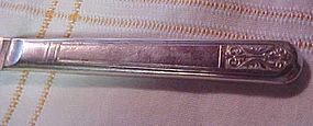 Royal Saxony silver plate solid flat dinner knife