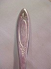 Community silver plate Adam teaspoon Monogram W