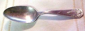1847 Rogers Bros 3X silver plate Heraldic baby spoon
