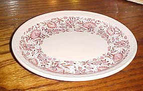 Syracuse Red Roxbury 9 3/4 oval  platter Railroad china