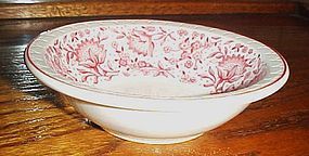 Syracuse Red Roxbury 6 3/8 cereal bowl  Kansas Railroad