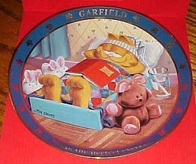 A Day with Garfield  plate Sleep the perfect exercise