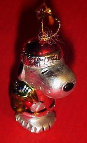 Kurt Adler Santa Snoopy MINI Christmas ornament