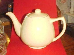 Vintage Bauer speckled yellow teapot PERFECT