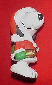 Peanuts Snoopy Santa Christmas ornament