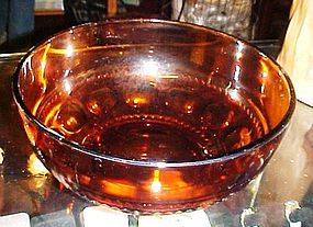 Indiana Kings Crown amber salad bowl