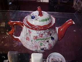 Vintage Japan Geisha Girl teapot unusual shape