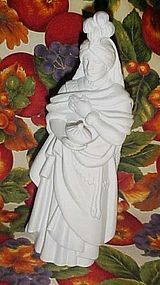 Avon white bisque nativity figurine King Magi Balthasar