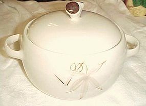 Winfield China Passion Flower  round covered casserole Mid Century