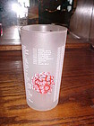 1965 Kentucky Derby mint julep drinking glass Run for the Roses