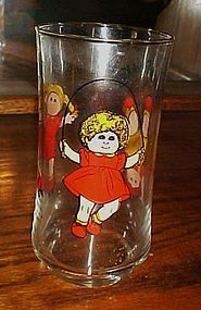 1984 Cabbage Patch kids collectible glass 12 oz tumbler