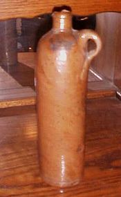 Antique hand made salt glaze jug Birresborn Mineral Wasser