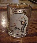 Norman Rockwell Saturday Evening Post glass Gramps at the plate