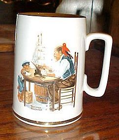 Norman Rockwell stein mug For a Good Boy