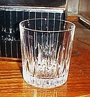 Denby Crystal double old fashioned glass Washington pattern 1986-1987