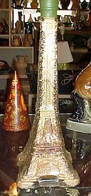 Eiffel Tower France bottle filled with spices 13" tall