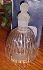 First annual Goebel frosted crystal Christmas bell 1978 MIB