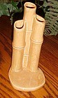 Vintage ceramic Arts Studio bamboo sticks vase