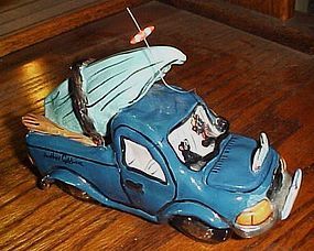 Blue Sky Clayworks Heather Goldminc  Black Bear Fishing Truck