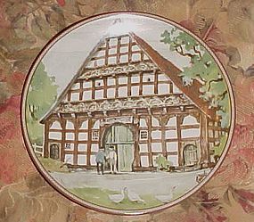 Konigszelt Bayern half timnered houses series 4th plate Westphalian