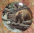 Dominion China Co collector plate Wild and Free The Cinnamon bear