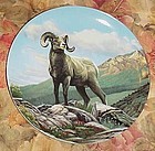 Dominion China Wild and Free Canadas big game plate Bighorned sheep