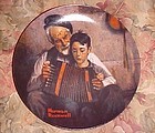 Norman Rockwell Heritage Collection plate " The Music Maker" MIB