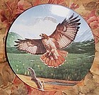 Knowles Magestic Birds of North America plate The Red-tailed Hawk MIB