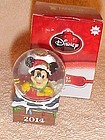JC Penny 2014 Mickey Mouse annual miney snow globe