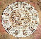 1973 Alfred Meakin God Bless our House Calendar zodiac plate