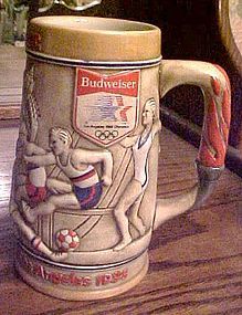 1980 Budweiser stein for the 1984 los Angeles Olympics