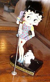 Betty Boop figurine Betty Sings the Blues Danbury Mint