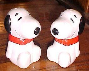 Snoopy Lisc Ufs salt and pepper shakers Benjamin and Medwin