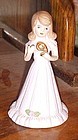Enesco Growing up Birthday girl figurine cake topper age #9