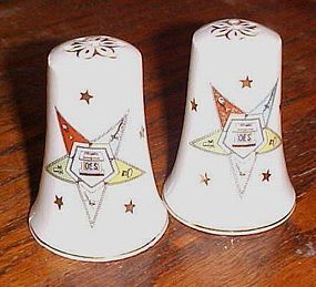 Lefton 3788 Order of the Eastern Star salt and pepper shakers