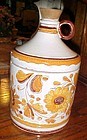 Vintage Norleans Italy moonshine jug cookie jar floral decoration