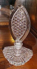 Lovely vintage pressed glass perfume bottle