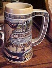 Miller Great American Achievements beer stein the first River Steamer