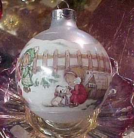 Hallmark Betsy Clark "Home For Christmas " 1989  ball ornament