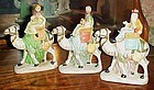 Porcelain Christmas Nativity wise men Kings on camels