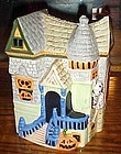 Ceramic haunted House cookie jar