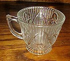 Jeanette crystal iris and Herringbone cup