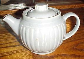 Nice grey glazed heavy porcelain teapot