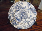 Johnson Brothers English Chippendale 7" plate blue chintz